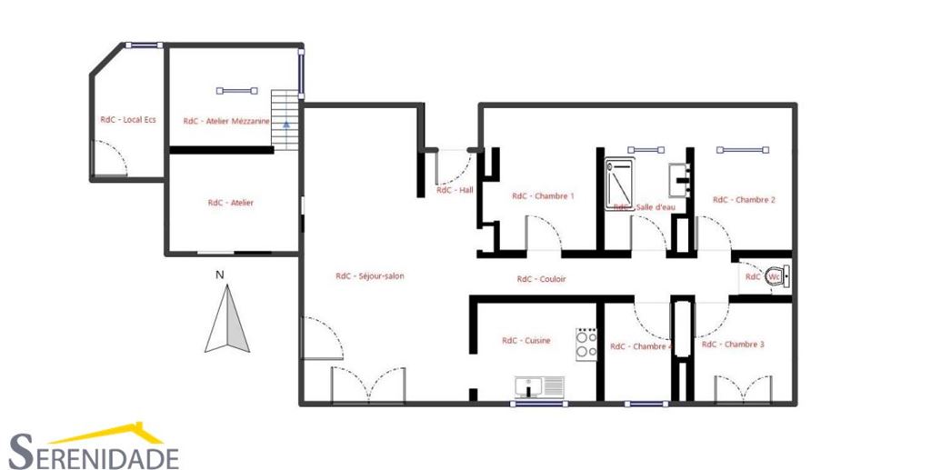 Maison de plain pied ST DREZERY (34160) Serenidade